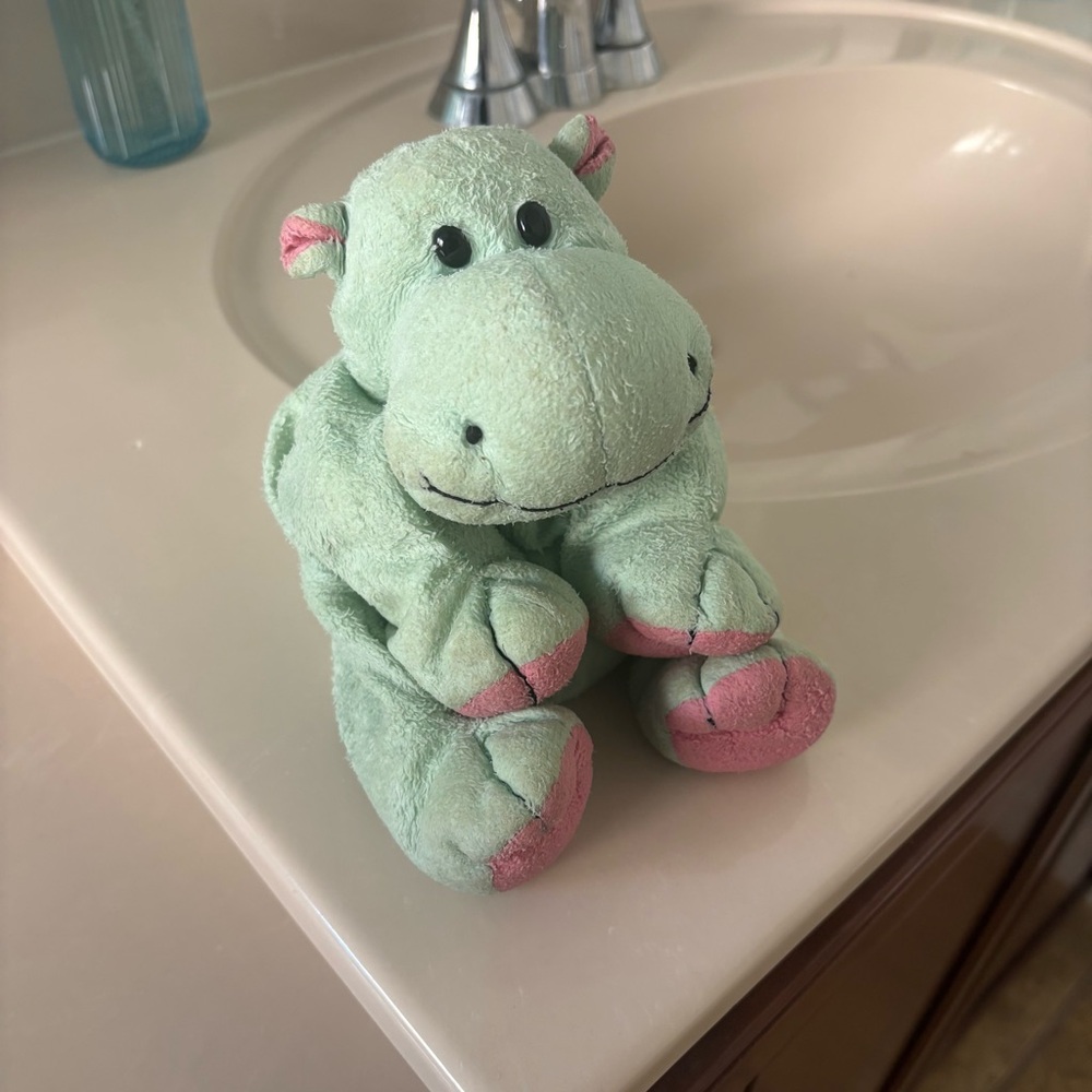 vintage Tylux TY Pluffies 2002 Tubby Hippo